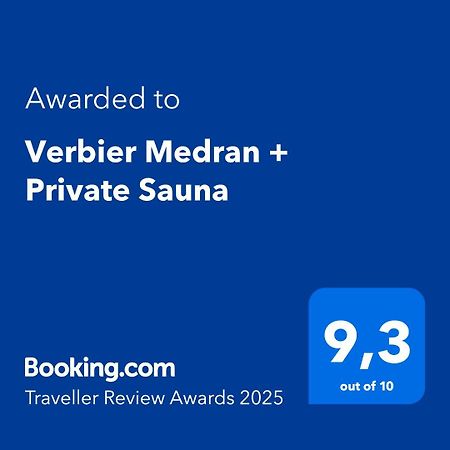 Verbier Medran + Private Sauna Luaran gambar