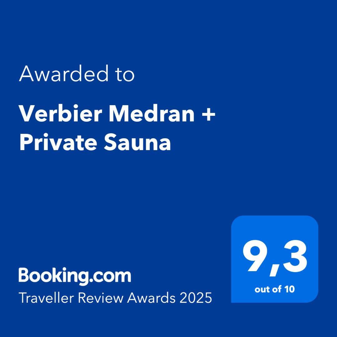 Verbier Medran + Private Sauna Luaran gambar